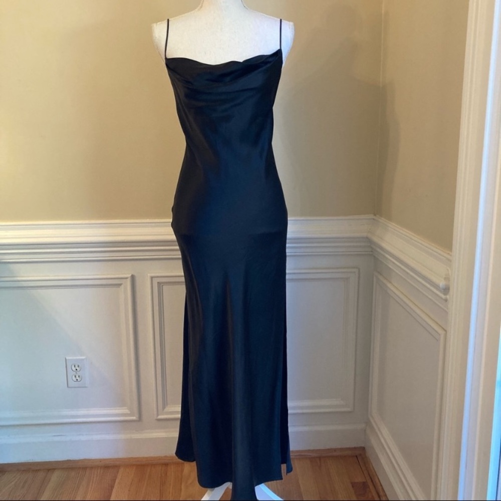Vintage 90’s 100% Silk Slip Dress Y2K Silk Dress - Picture 7 of 16